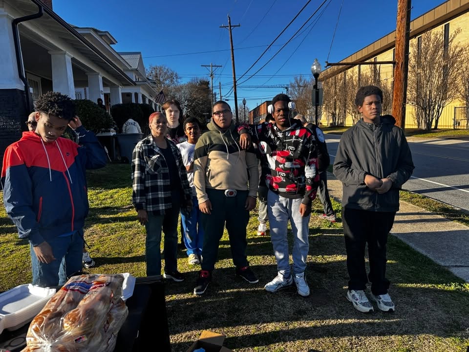 Youth at BUFC community cookout event