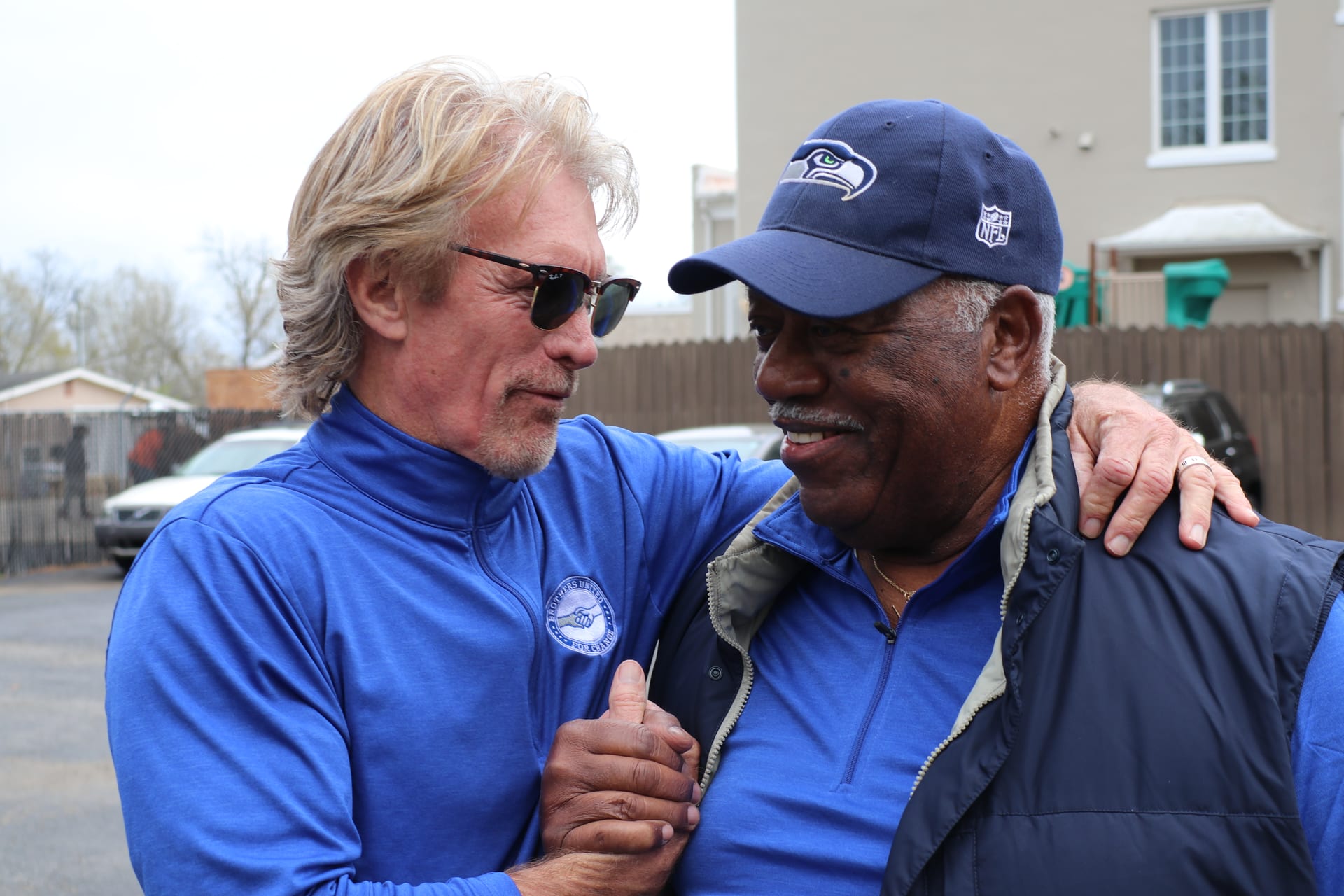 Dr. Robin Ivey with community brother