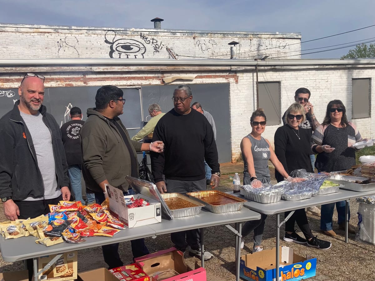 BUFC community food distribution feeding families